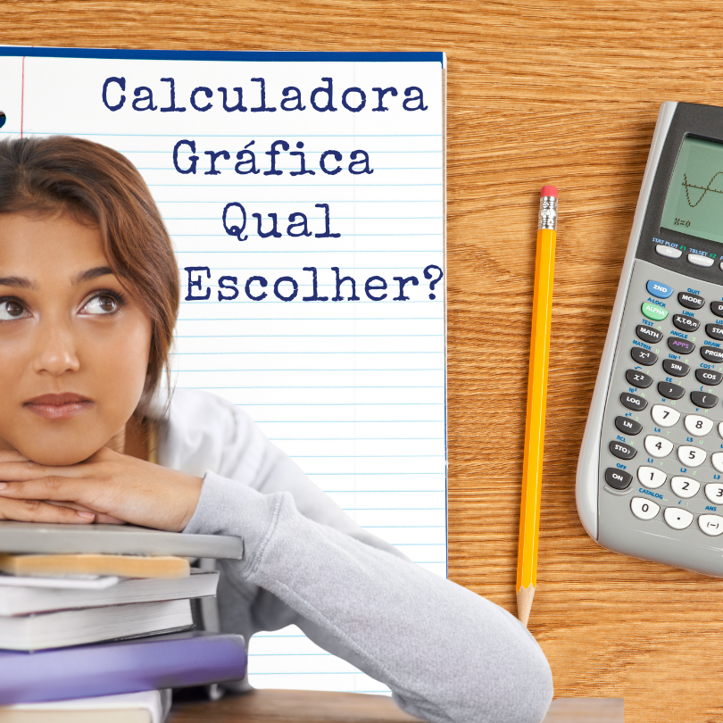 Aluna de secundário a ponderar sobre quais as melhores calculadoras gráficas para o ensino secundário.